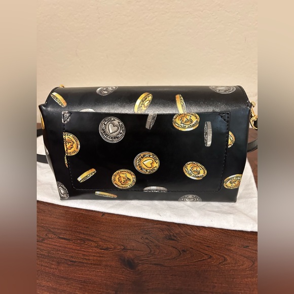 Moschino coin print leather crossbody bag - Picture 2 of 10